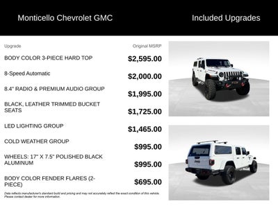 2021 Jeep Gladiator Rubicon 4X4