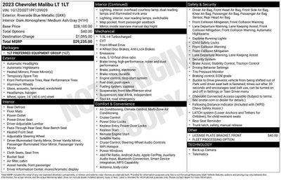 2023 Chevrolet Malibu LT