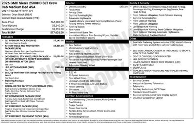 2026 GMC Sierra 2500 HD SLT