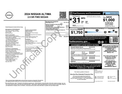 2024 Nissan Altima SR FWD