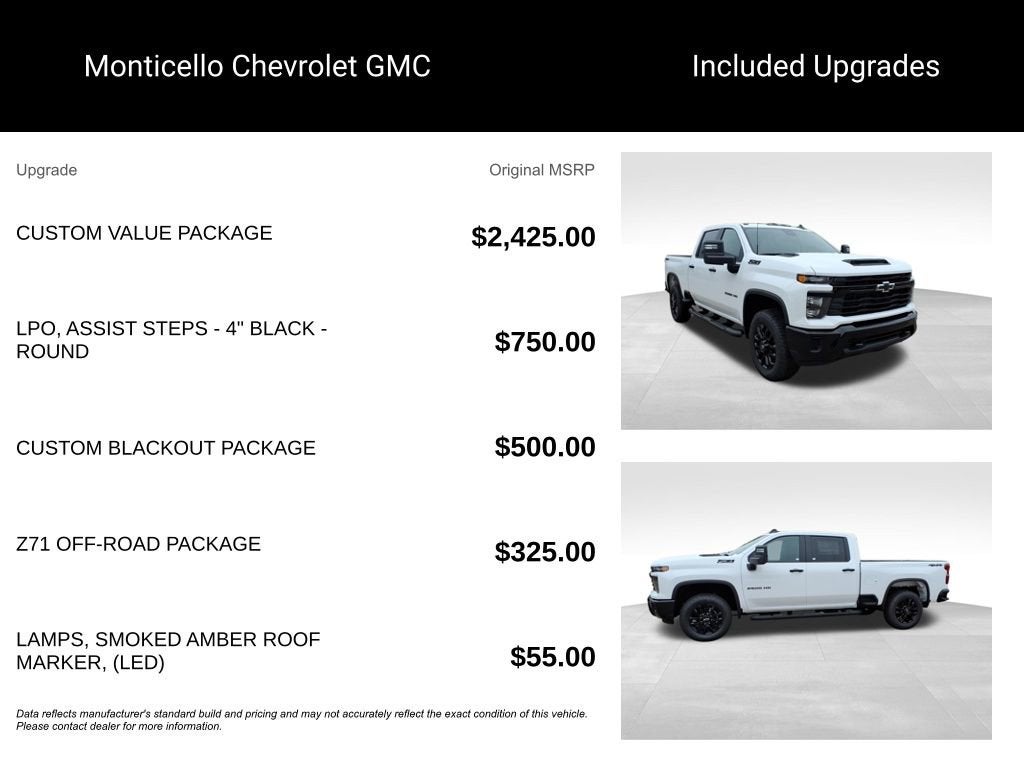 2026 Chevrolet Silverado 2500 HD Custom