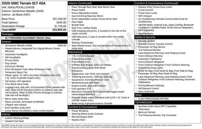 2020 GMC Terrain SLT