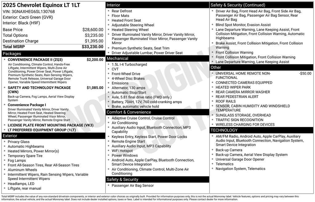 2025 Chevrolet Equinox LT