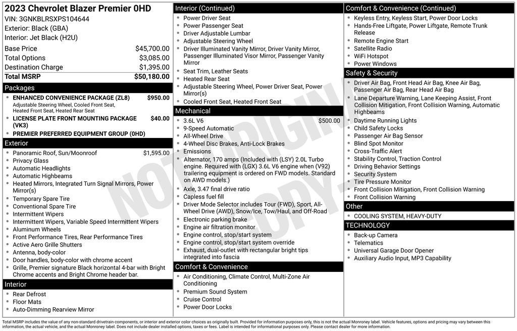 2023 Chevrolet Blazer Premier