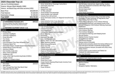 2025 Chevrolet Trax LS