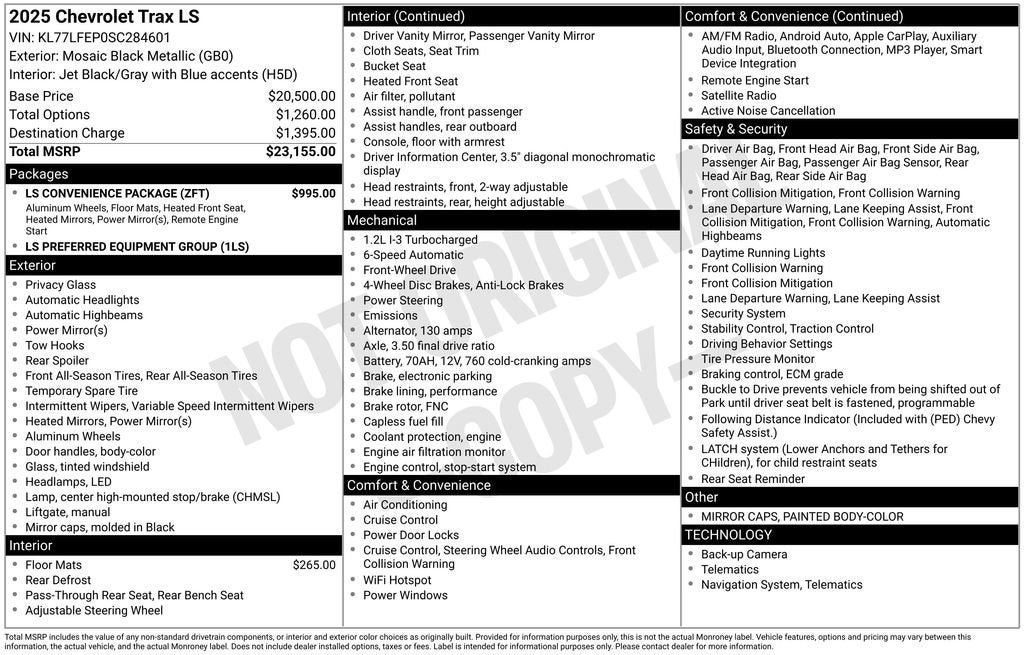 2025 Chevrolet Trax LS