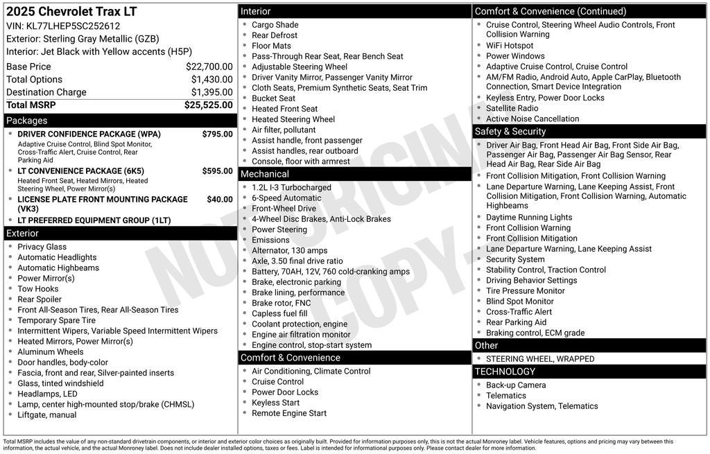 2025 Chevrolet Trax LT