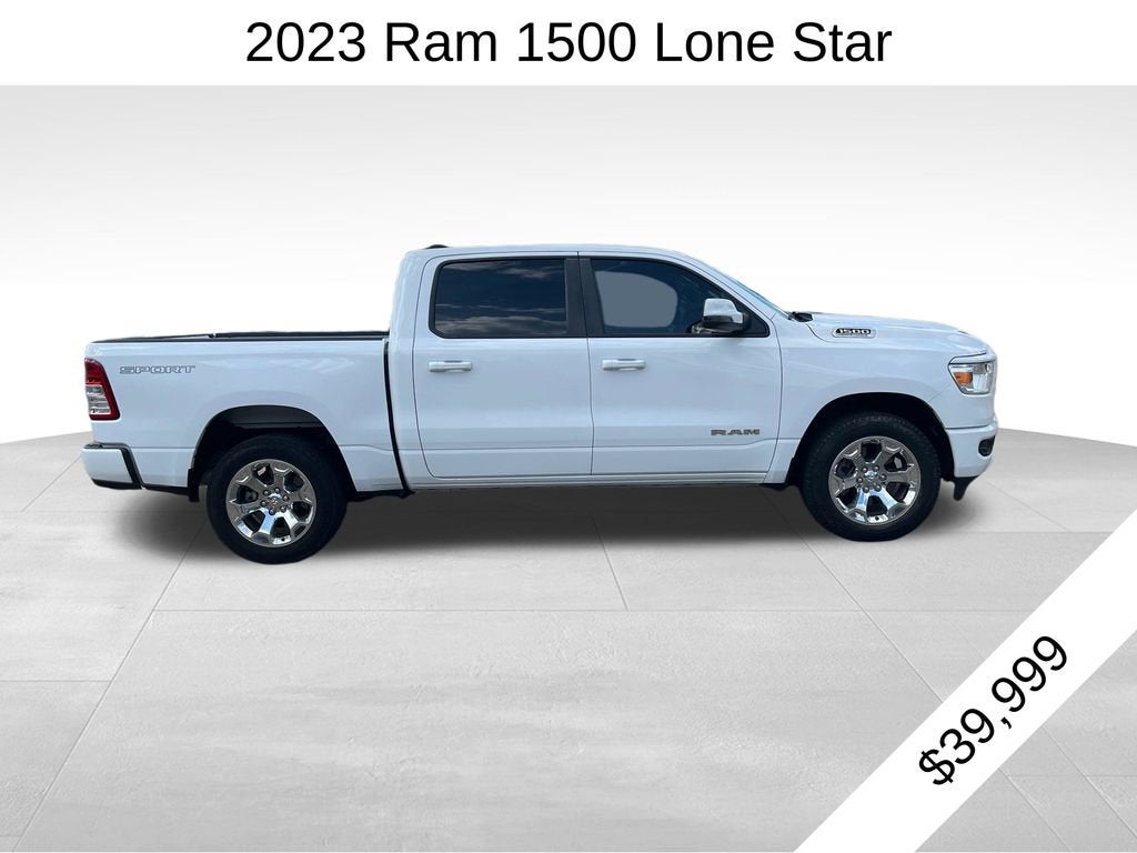 Used 2023 RAM Ram 1500 Pickup Big Horn/Lone Star with VIN 1C6SRFFT6PN525653 for sale in Little Rock