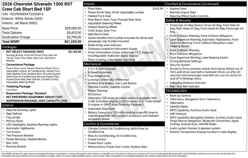 2026 Chevrolet Silverado 1500