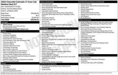 2026 Chevrolet Colorado LT