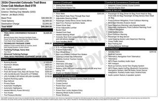 2026 Chevrolet Colorado Trail Boss