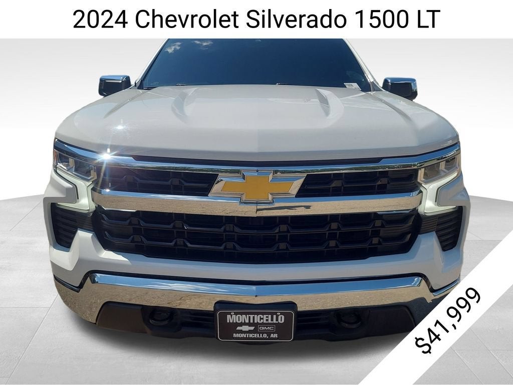 Used 2024 Chevrolet Silverado 1500 LT with VIN 1GCUDDEDXRZ345795 for sale in Little Rock