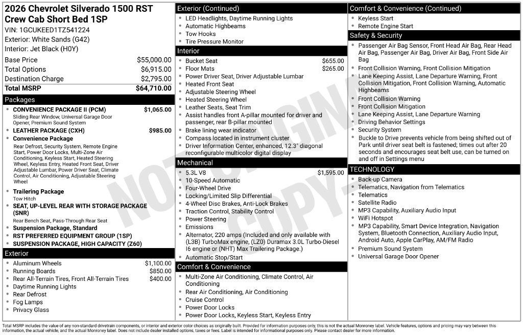 2026 Chevrolet Silverado 1500