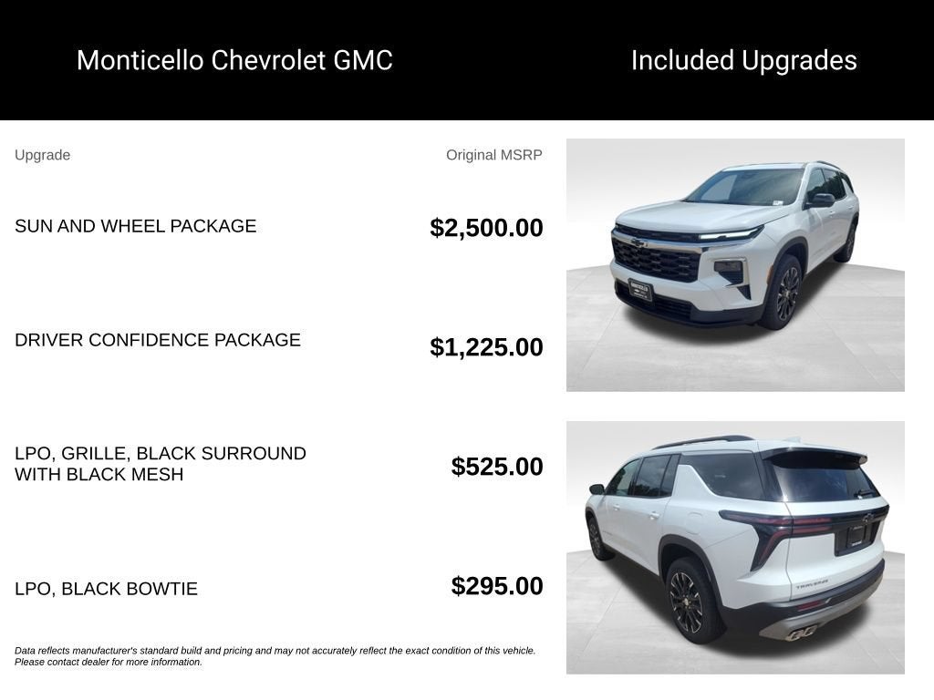 2026 Chevrolet Traverse LT