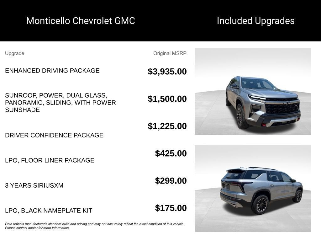 2026 Chevrolet Traverse Z71