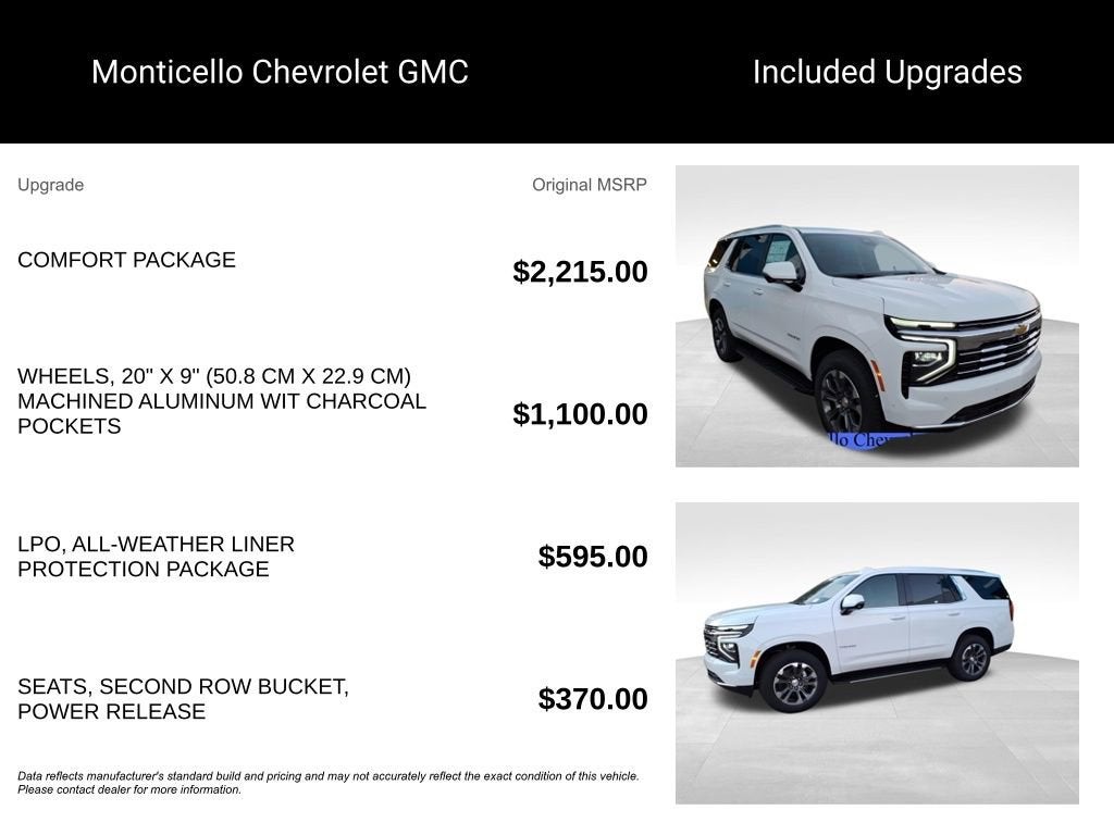 2026 Chevrolet Tahoe LT