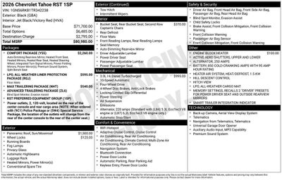 2026 Chevrolet Tahoe RST