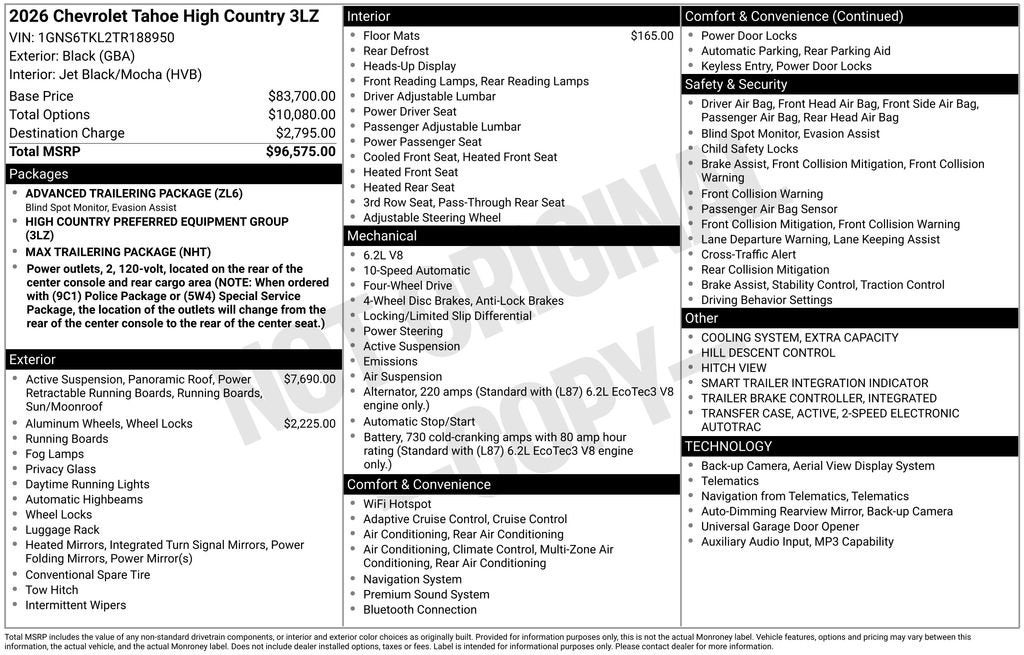 2026 Chevrolet Tahoe High Country - Photo 30