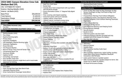 2024 GMC Canyon Elevation