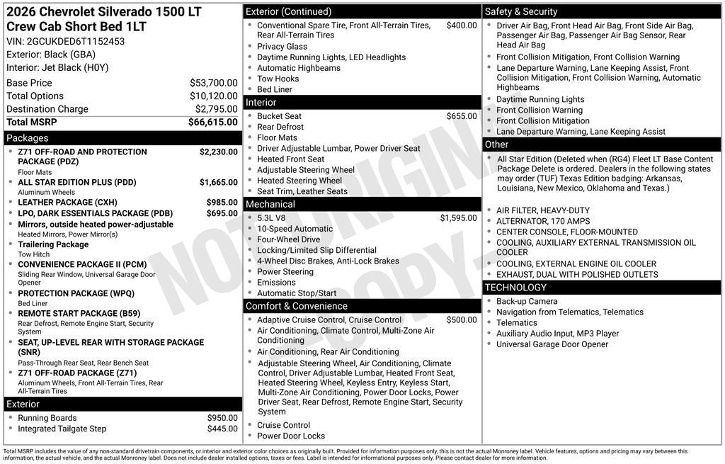 2026 Chevrolet Silverado 1500 LT