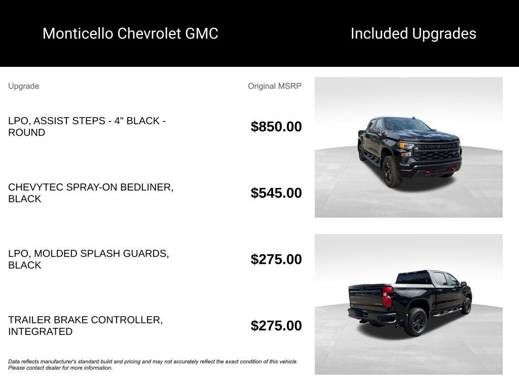 2026 Chevrolet Silverado 1500 Custom Trail Boss