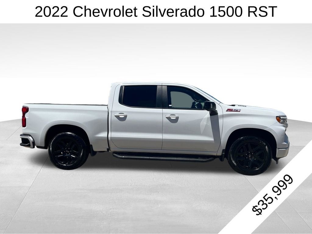 Used 2022 Chevrolet Silverado 1500 RST with VIN 3GCUDEETXNG517038 for sale in Little Rock
