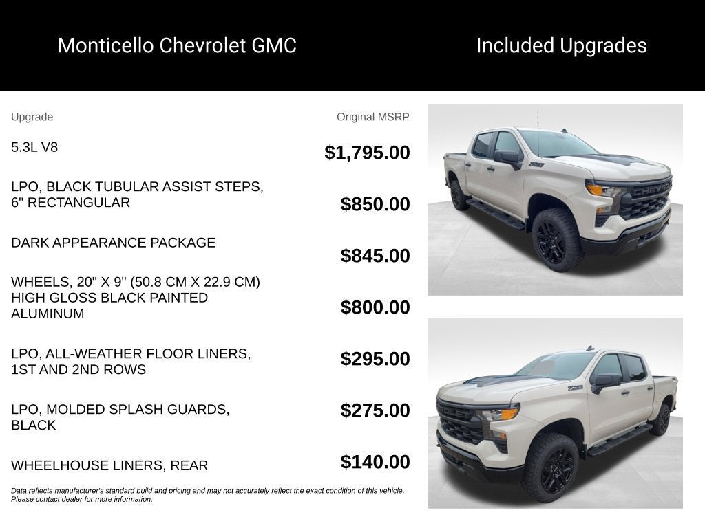 2026 Chevrolet Silverado 1500 Custom Trail Boss