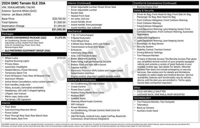 2024 GMC Terrain SLE