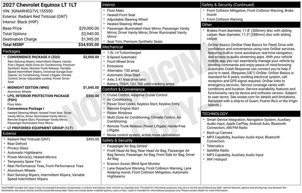 2027 Chevrolet Equinox LT