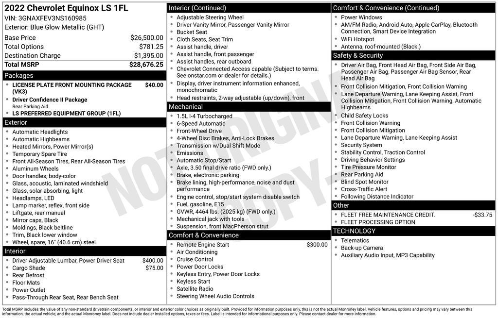 2022 Chevrolet Equinox LS