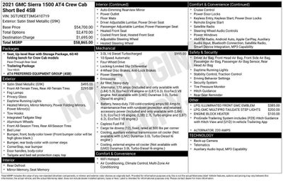 2021 GMC Sierra 1500 AT4