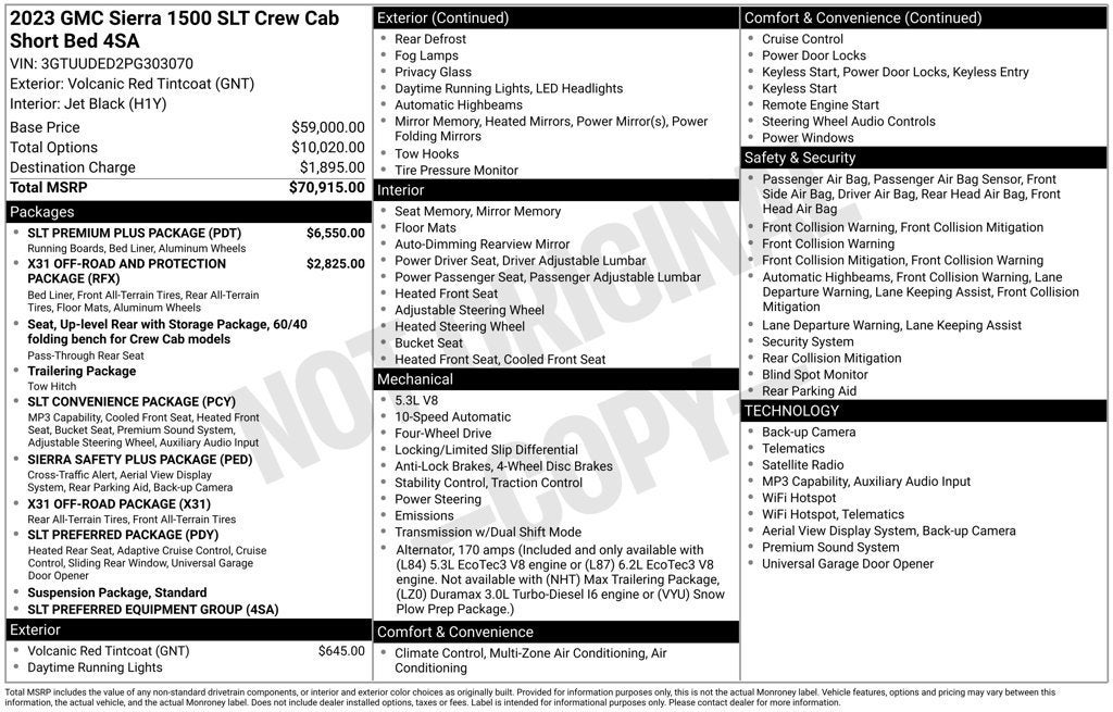 2023 GMC Sierra 1500 SLT