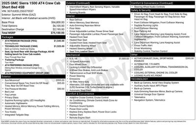 2025 GMC Sierra 1500 AT4