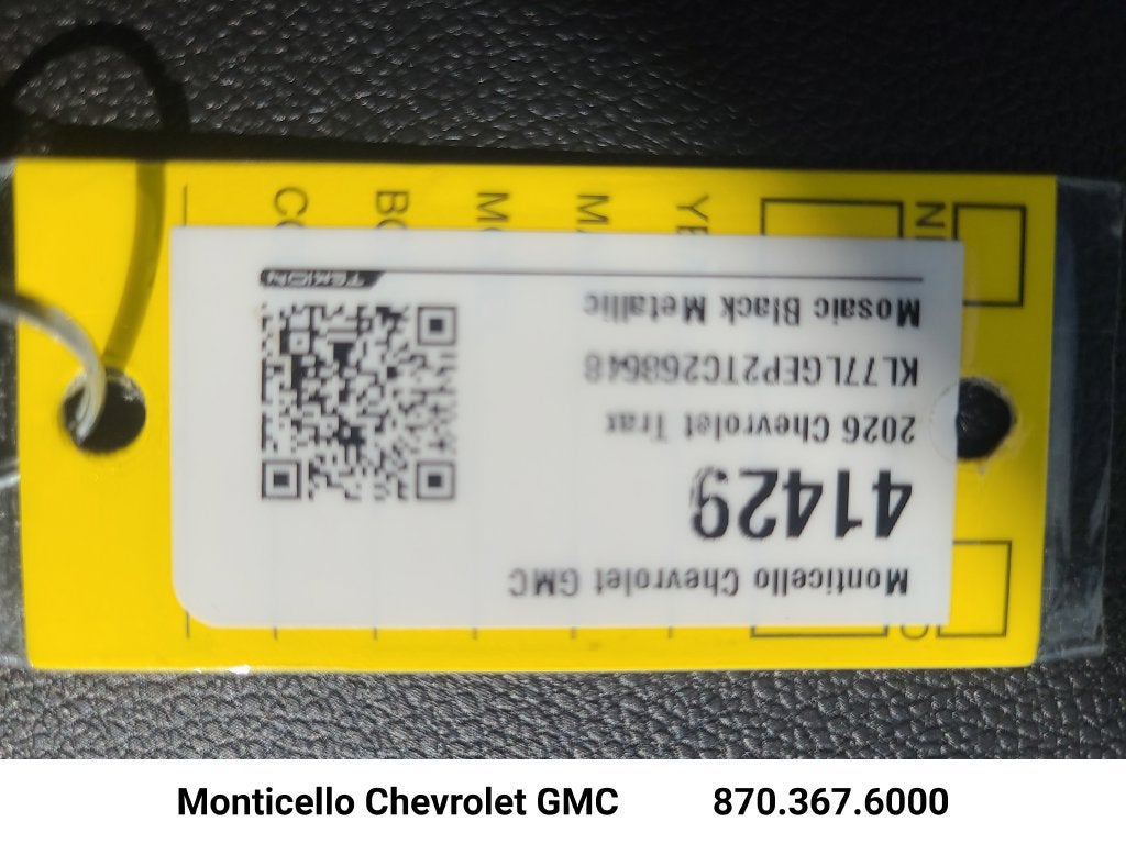 2026 Chevrolet Trax 1RS