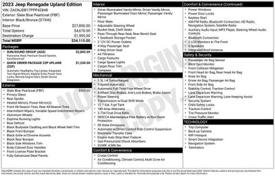 2023 Jeep Renegade Upland 4x4